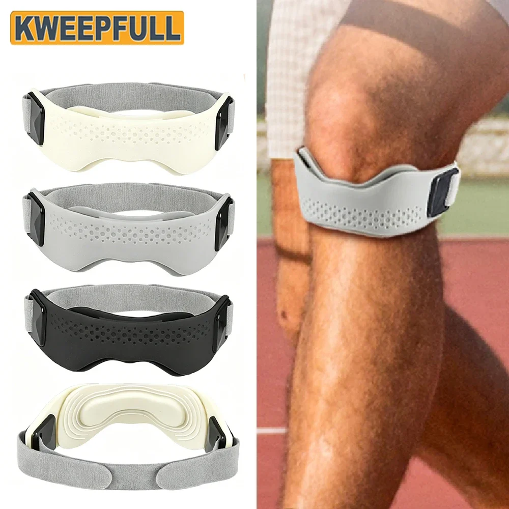 1/2PCS Soft Pressurize Knee Patella Support Cushion Pressure Breathable Adjustable Patella Strap Sport Knee Wrap for Sports