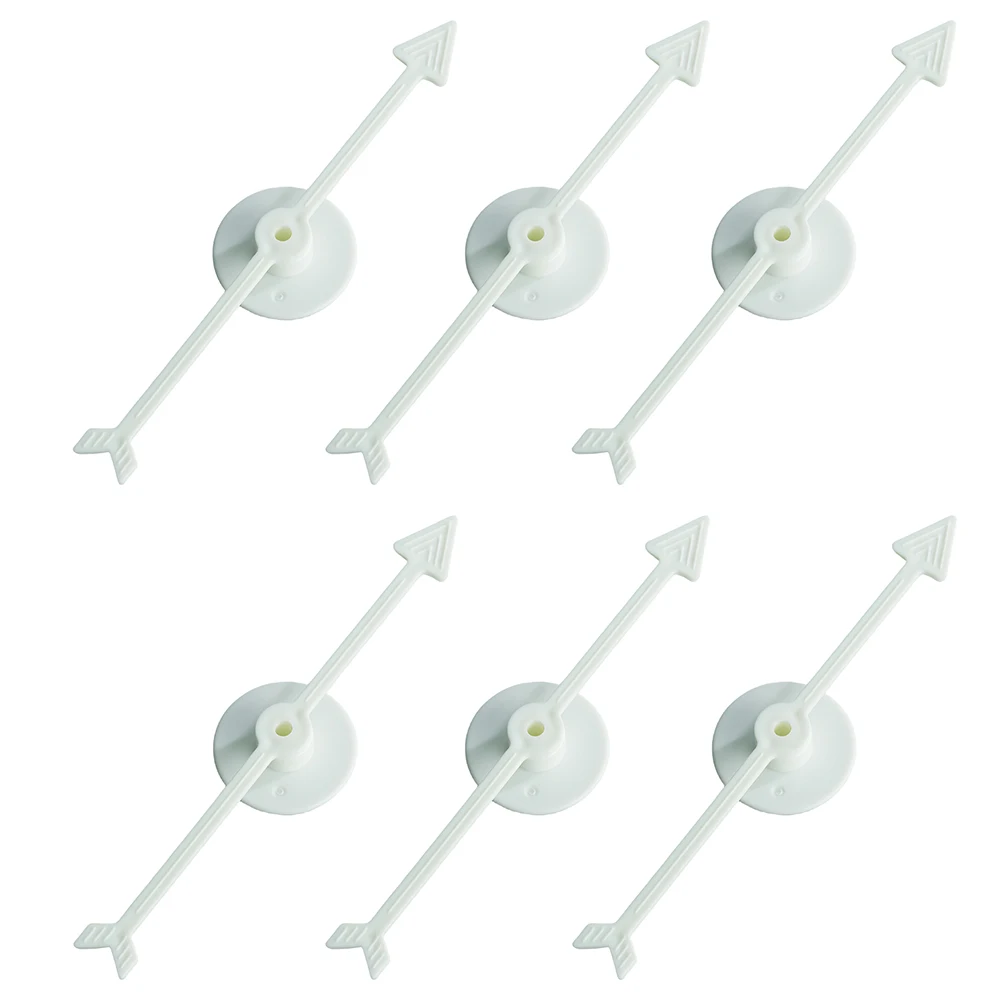 6 Flèches Tournantes Magnétiques Plastique - Accessoires Jeux De Société DIY - Pour Plateaux, Fêtes, Anniversaires