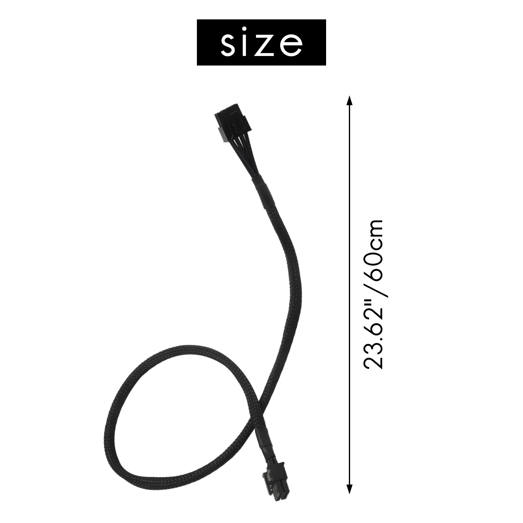8 PIN TO 8 Pin (6+2) PCIE VGA Supply Cable Flex for EVGA Supernova 650 750 850 1000 1600 2000 G2 G3 P2 T2 GS&mdash;AA56