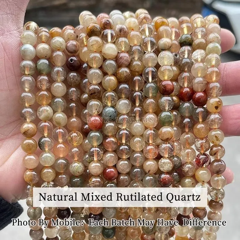 Natural Dark Red Garnet Stone Beads - Round Spacer, Various Sizes