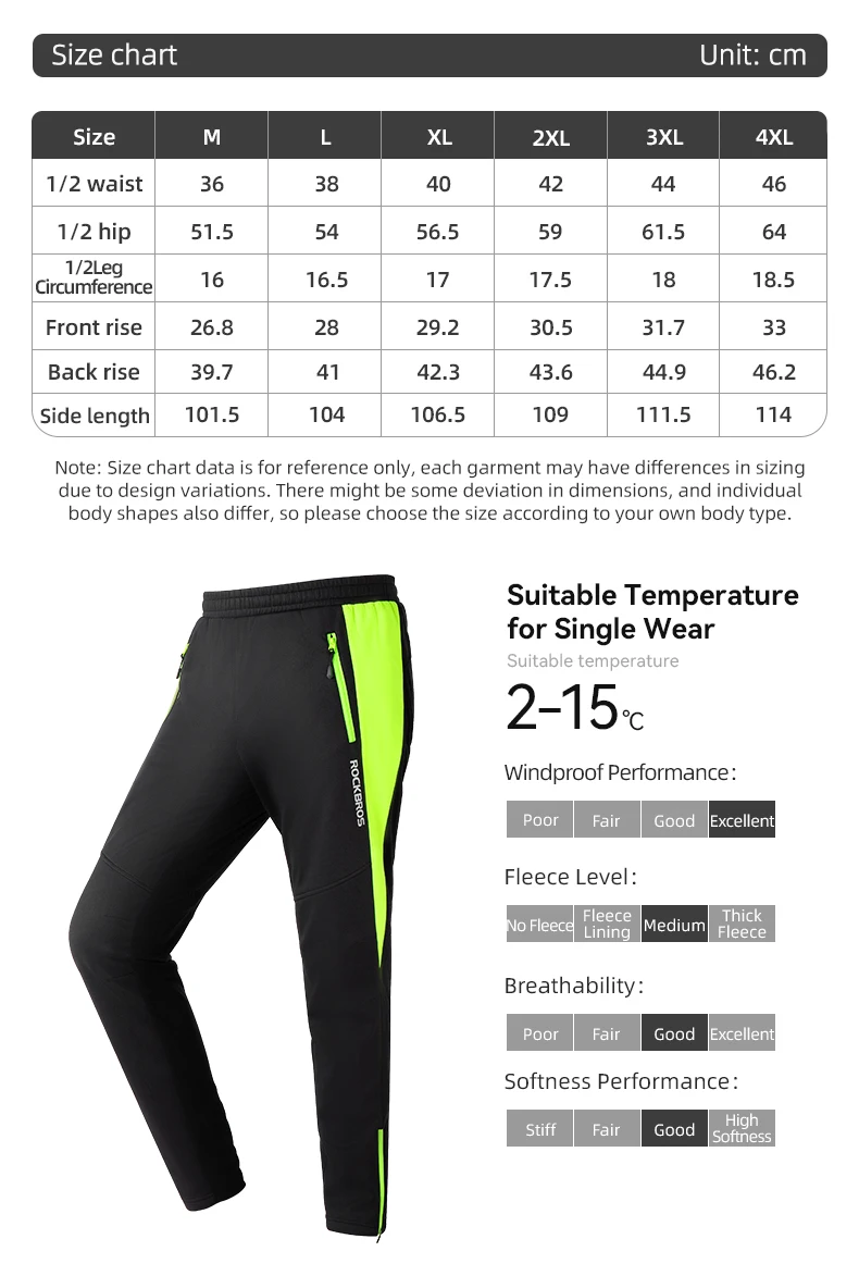 ROCKBROS Herbst Winter Radfahren Kleidung Sets Dicke Thermische Winddicht Jersey Outdoor Sport Jacke Hose Fleece Anzug Sportswear – Detail 3