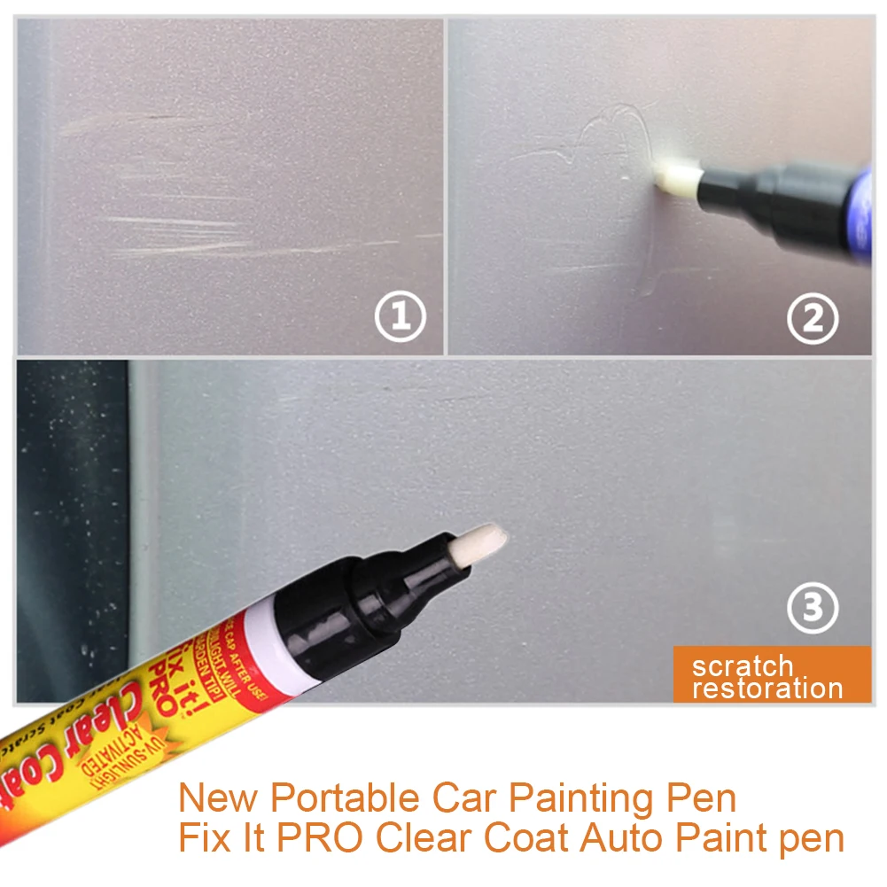 Portable Fix It Pro Clear Car Scratch Repair Remover Pen Paint Care Coat Applicator Universal Transparency Paint Repair Pen car scratch remover pen car paint pen