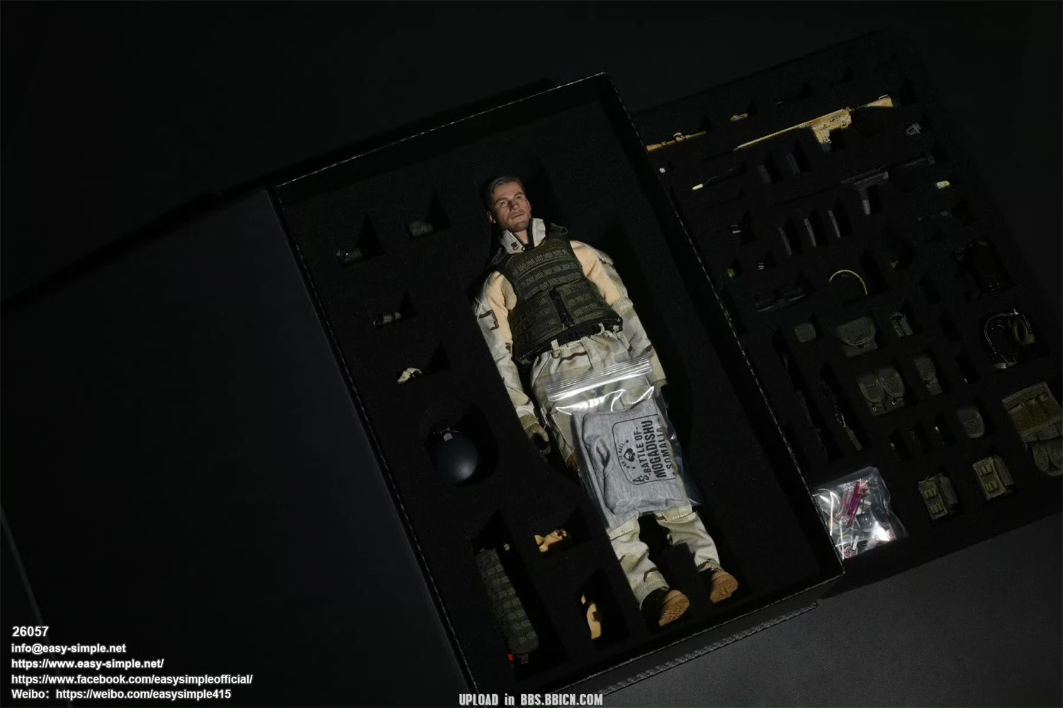 Easy Simple 26057 1/6 Cag Delta Force Chronology 2006 Soldier Action Figure Collection