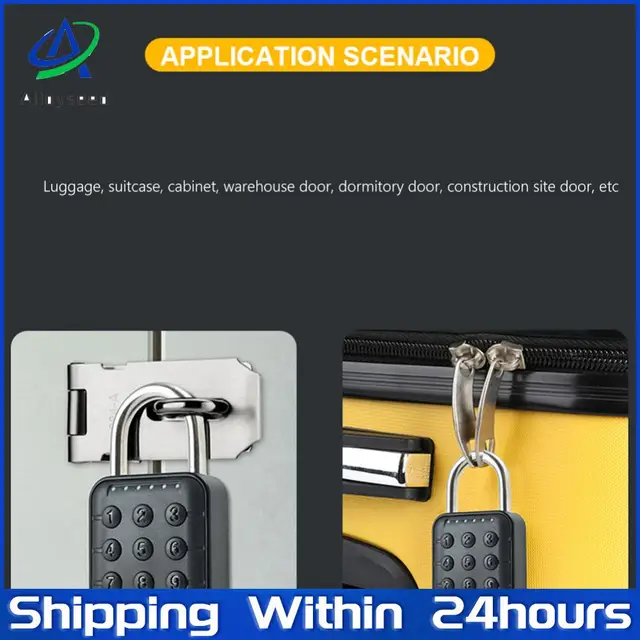 Fingerprint Lock Keyless with Tuya APP Fingerprint Padlock Waterproof Battery-powered for Cabinet Backpack Offices Bicycles 1