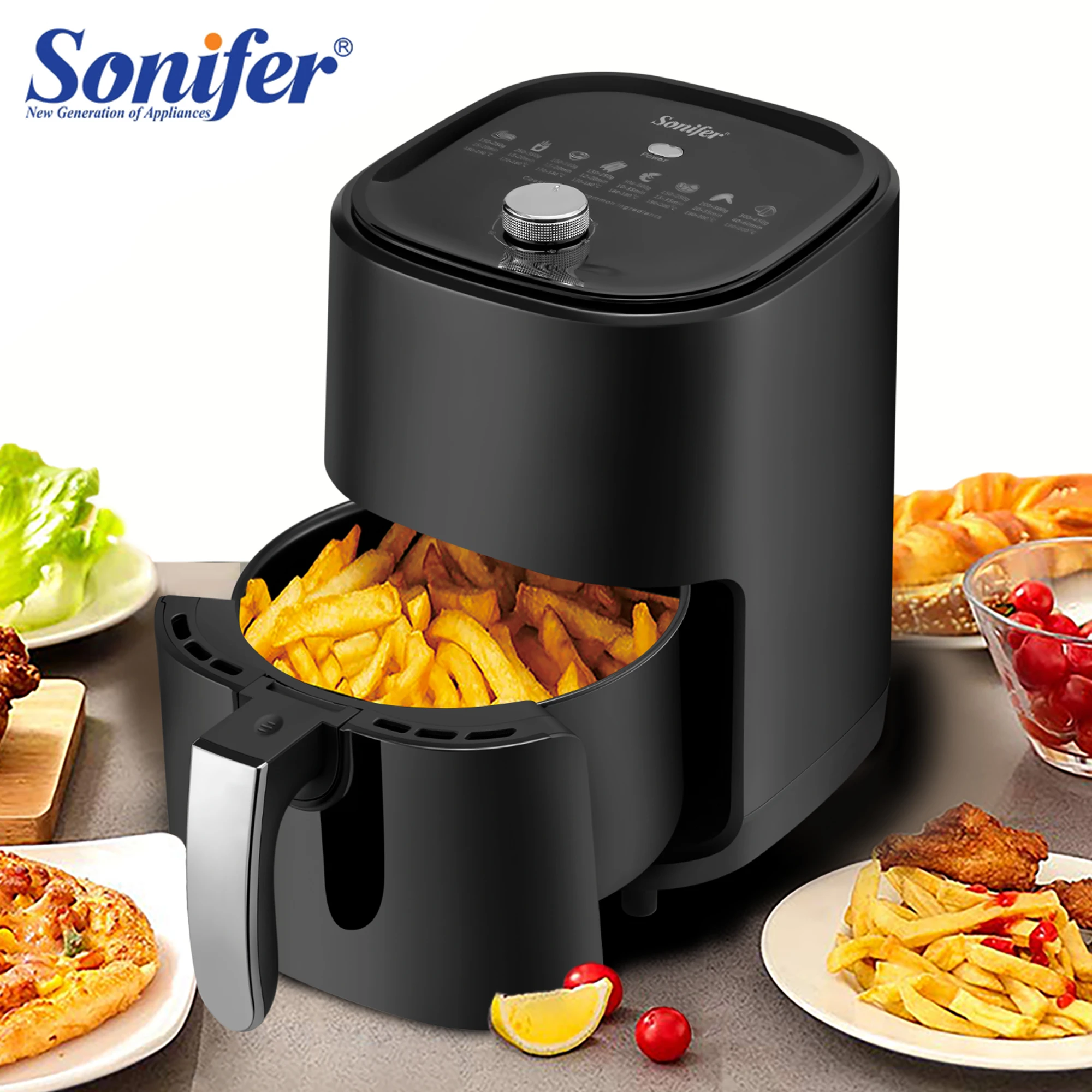 2.8L Air Fryer Without Oil Oven 1200W Multifunction Electric Deep Fryer