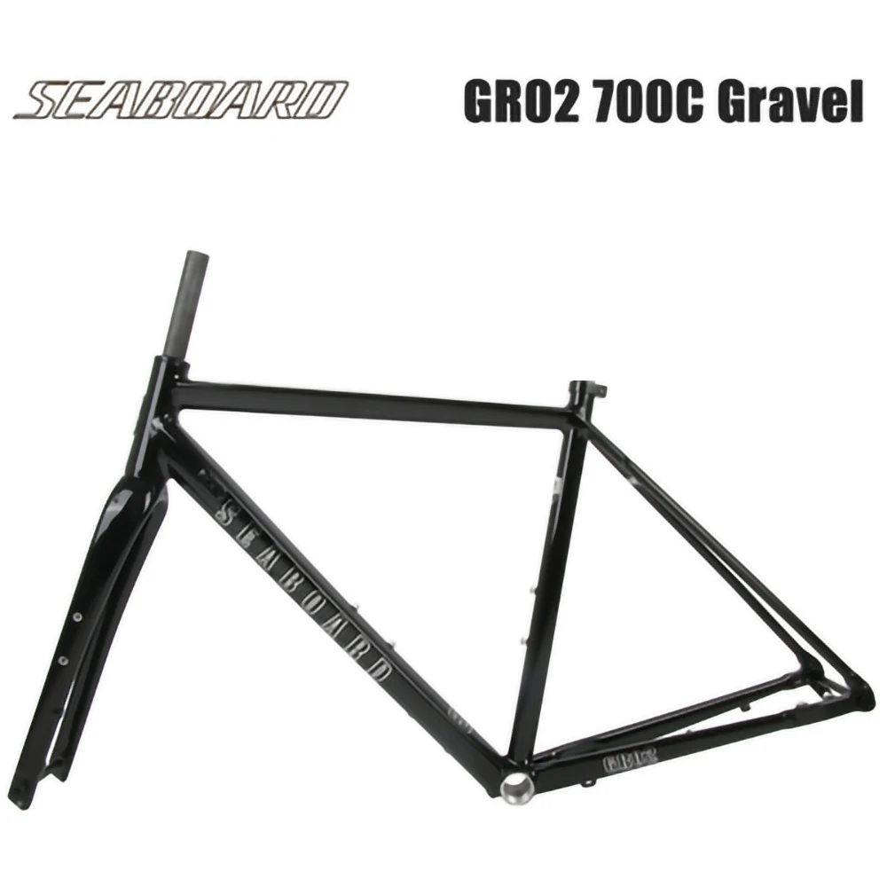 Seaboard GR02 GRAVEL Disk Brake Road Bicycle Frame with Carbon Fork
