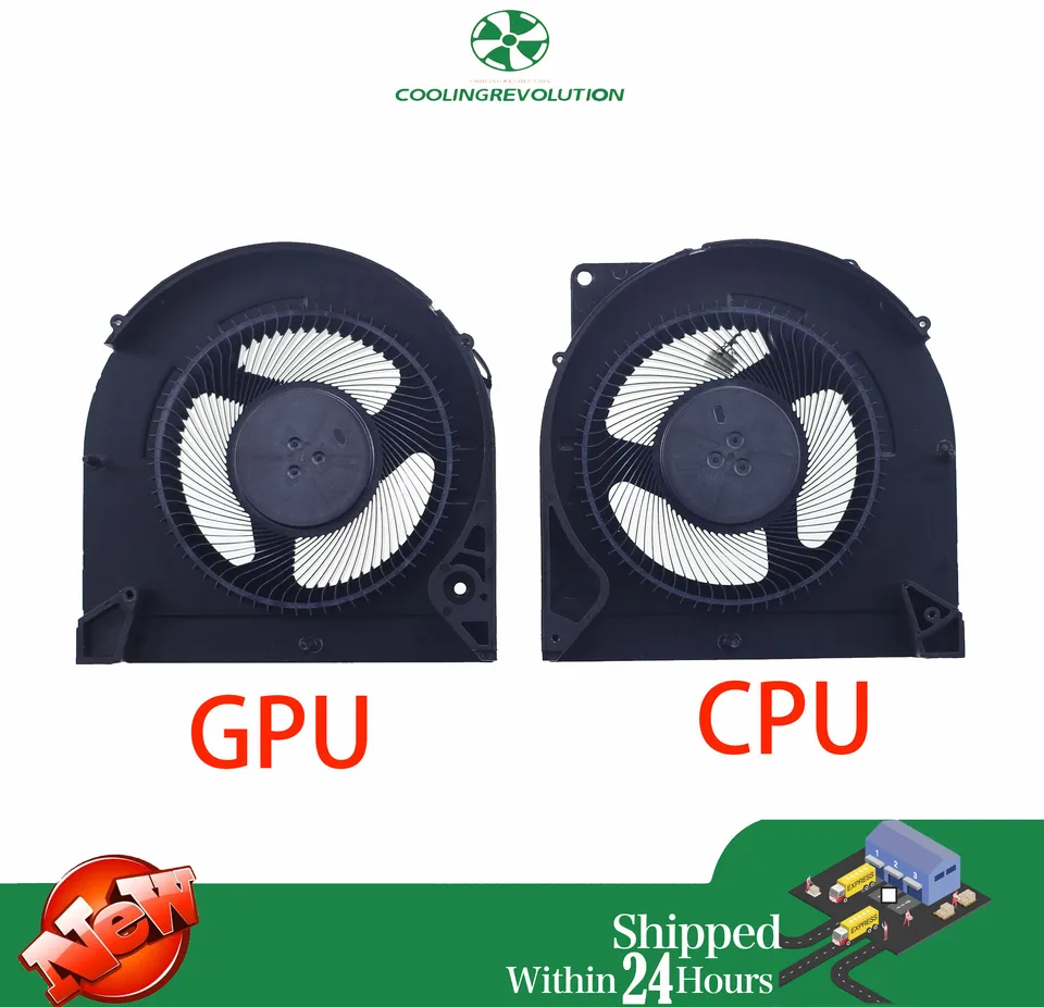 Ventola CPU+GPU Per Lenovo LOQ 15ARP9/15IAX9/G5000 2024 - Nuova 12V 4-Pin