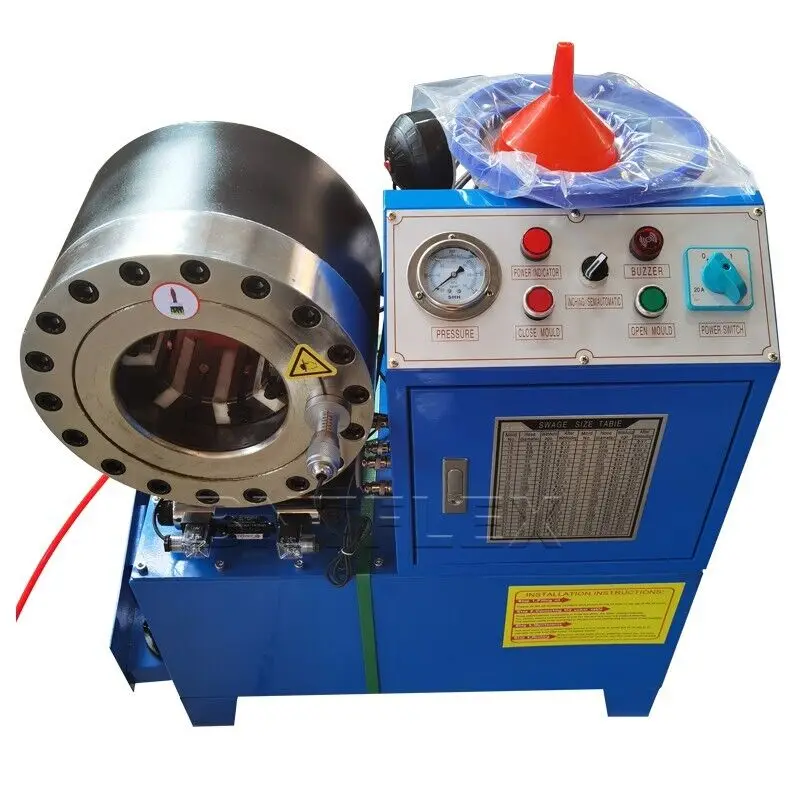 2 inch Rubber Hose Crimper High Pressure Hydraulic Crimping Machine 6