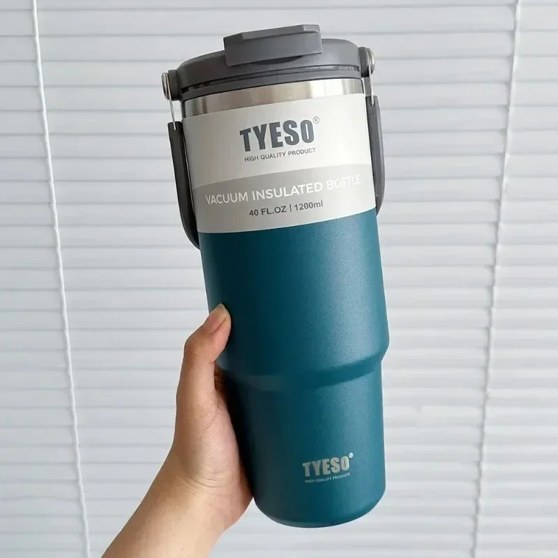 TYESO Insulated Stainless Steel Coffee Cup - كوب ق...