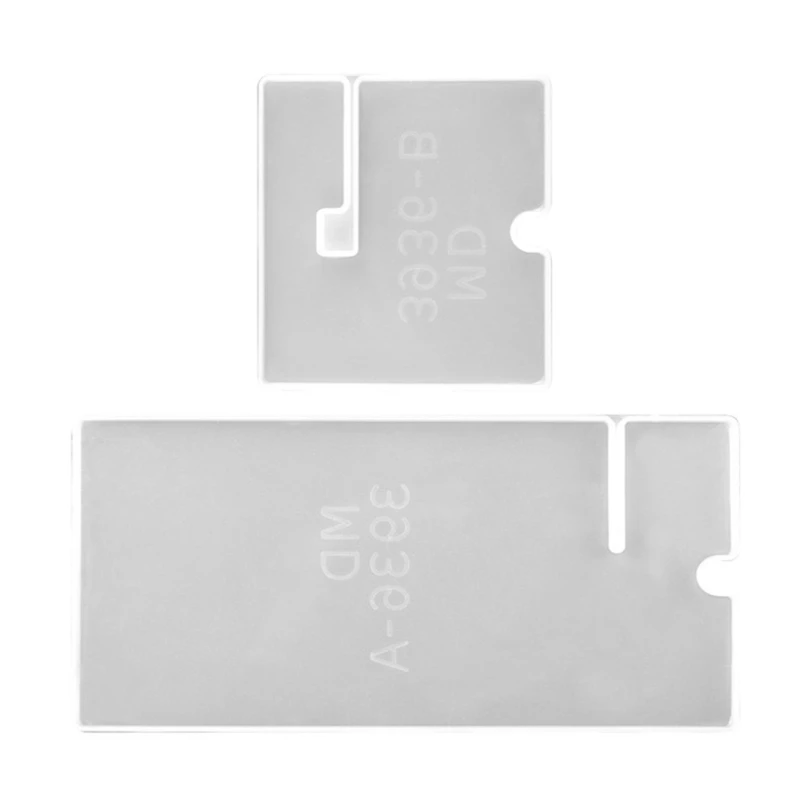 

2Pcs Mobile Phone Stand Mold for Epoxy Resin Phone Stand Silicone Molds Artworks