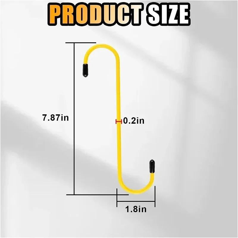 Universal Brake Caliper Hangers Hooks with Rubber Tips for Auto Axle Suspension Repair