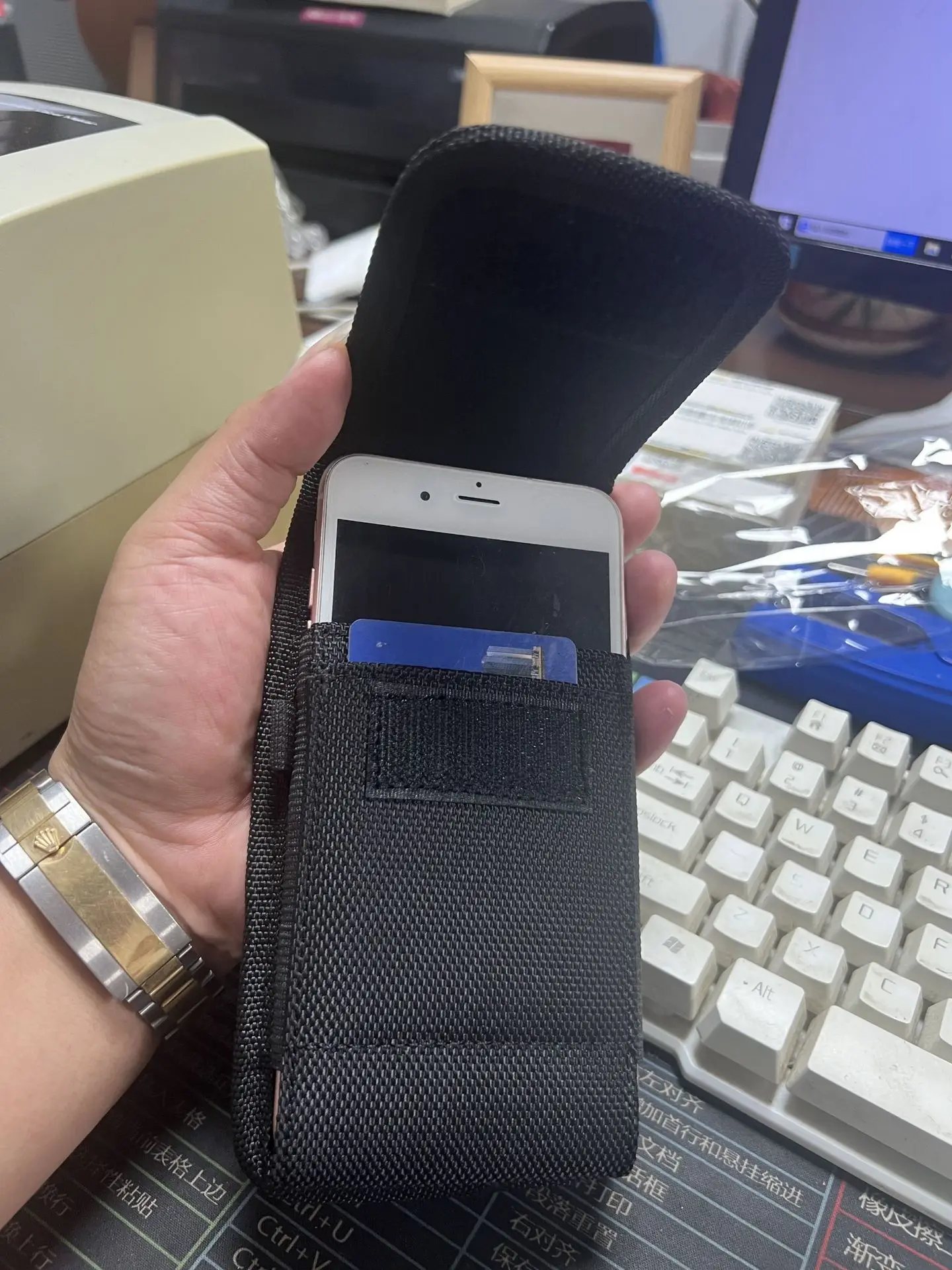 Per Caterpillar Cat S75 S53 S62 S42 Outdoor Impermeabile Running Marsupio Fitness Belt Pack Custodia Per Cellulare Sport Nylon Cover