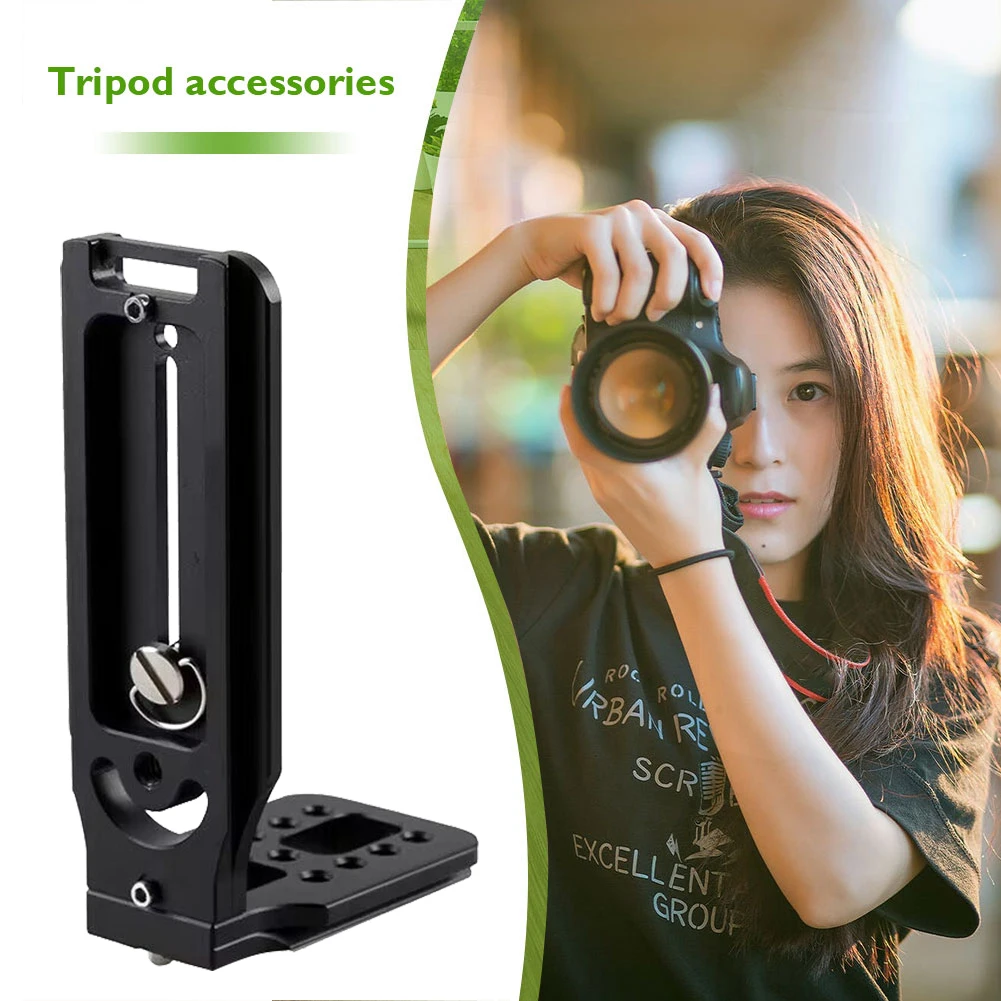 Vertical Shot L Plate Quick Release L Plate 1/4 Inch Screw Camera L Shape Holder for Arca Mount for Canon Nikon Sony Fuji Camera