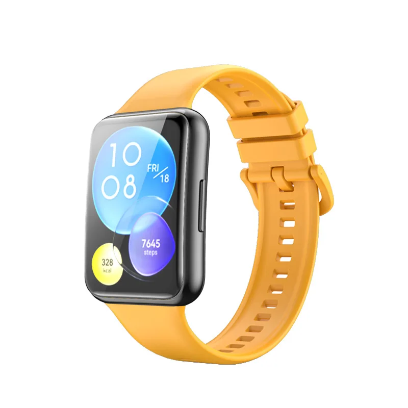 Band For Huawei Watch Fit 2 Strap Smartwatch Accessories Replacement Wristband Correa Bracelet Huawei Watch Fit2 Silicone Strap