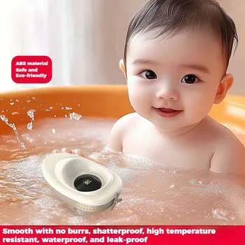 Little Boat Baby Water Temperature Gauge, Button Cell Child/Baby Bath Digital Temperature Gauge - Home Use
