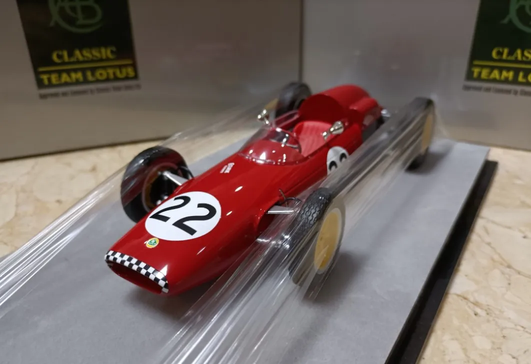 

Tecnomodel 1:18 F1 Lotus 21 # 22 Belgium GP Jo Siffert 1962 Simulation Limited Edition Resin Metal Static Car Model Gift