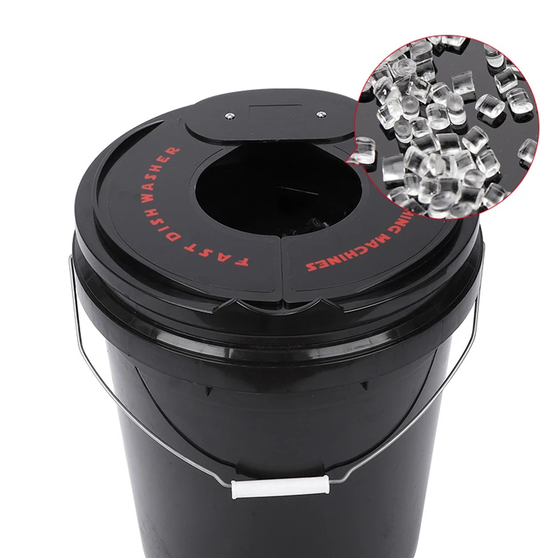 Auto Polisher Wash Bucket Polish Pad Washer No Electric Fast Disc Wash Machine Foam Buffing Pad Cleaner Wool Bucket car wash bucket car wash tools