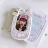 3 inch Photo Card Holder Kpop Idol Photocard Holder ID Card Student Card Holder Protecter School Stationery Bag Pendant 6