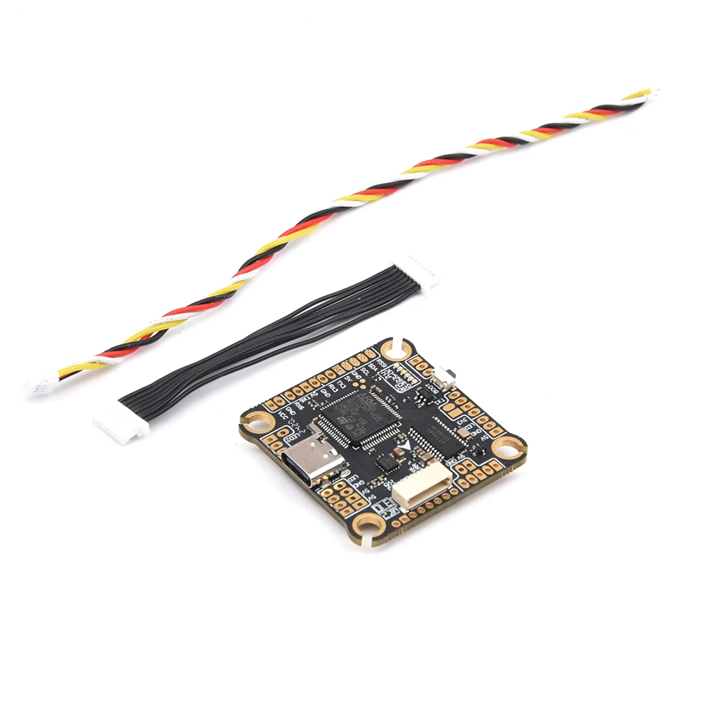 Pack contrôleur de vol F405 V2 et ESC 60A pour drone FPV, boîte et accessoires inclus.