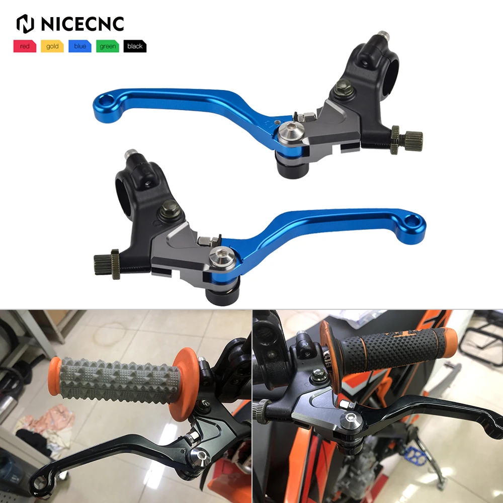 CNC Alloy Folding Brake & Clutch Levers For KTM Duke 125/200/250/390 (2017-2023) – Adjustable, Black
