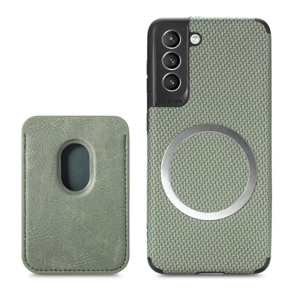 Magnetic Magsafe Wallet Card Holder with Wireless Charging Capability