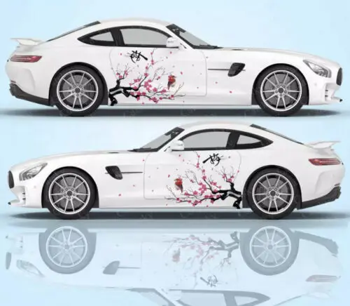 

Sakura Large Die-cut Livery Sticker Pack JDM Tuner Car Vinyl (Both Sides) 180 CM