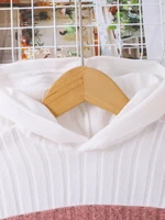 2 قطعة الخريف والشتاء نمط جديد للفتيات 2-7 سنة ، مريحة ولطيفة الوردي مطابقة الأبيض الرمادي حفرة قطاع دعوى 5