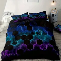 Colorful Geometry Duvet Cover Set Single Double For Kids Adults Queen King Size Bedding Set With Pillowcase For Bedroom