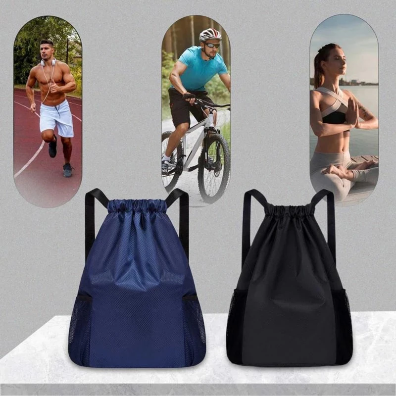 Drawstring Backpack Sports Sport Fitness Travel Outdoor Sackpack Women And Men Large Capacity Gym Swim Beach Basketball