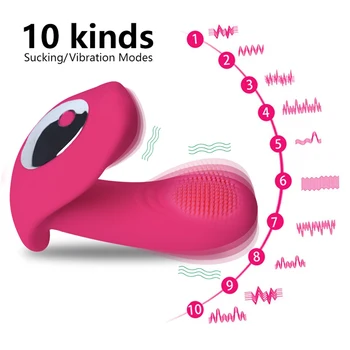 Wearable Remote Control Vibrators for Women G-spot Clitoris Vibrating Egg Dildo Butterfly Panties Outdoor Sex Toys for Adult 18 2