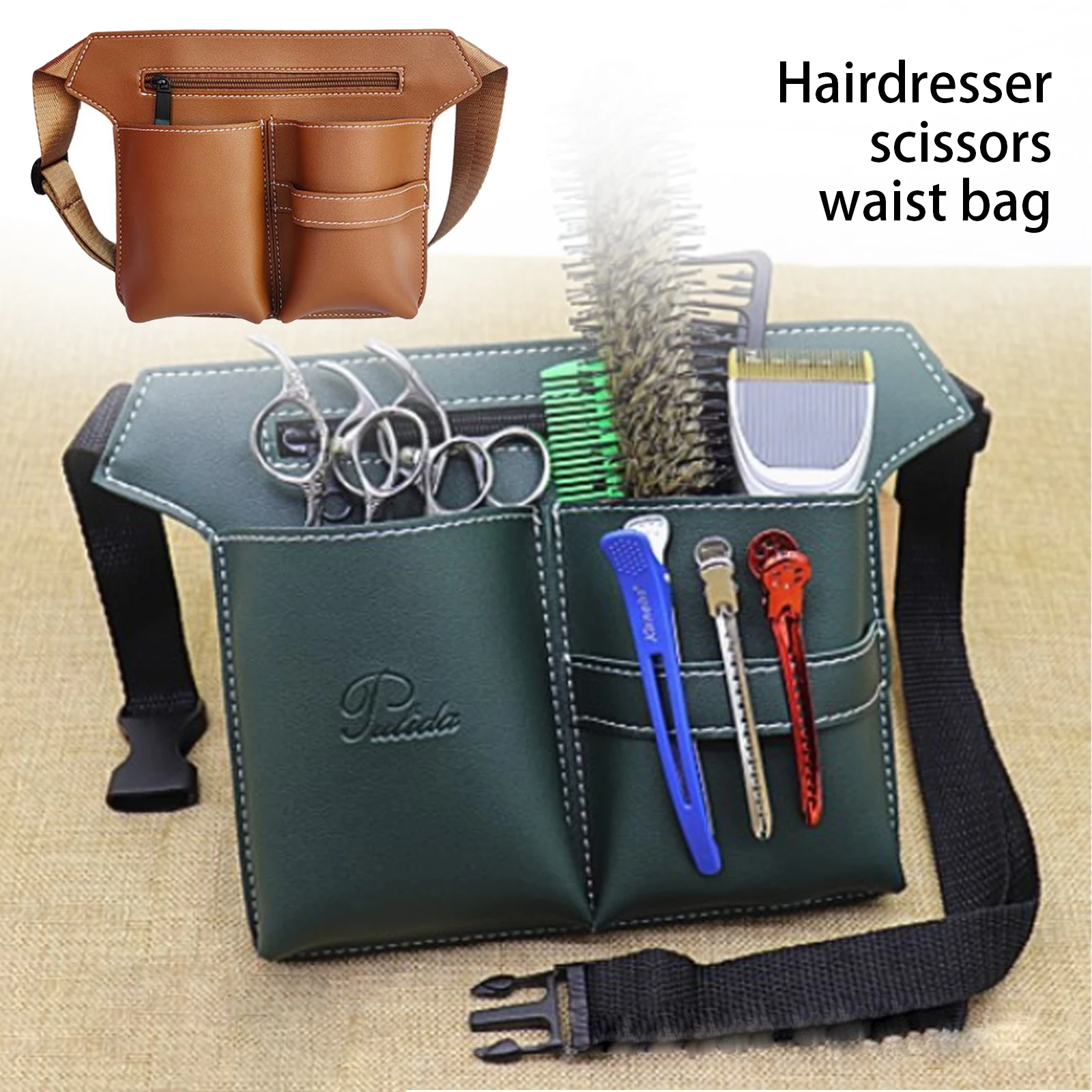 Barber Salon Hairdressing Waist Pack Belt Tools Holder for waist bag,storage bag