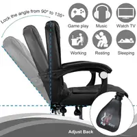 Faux Leather Massage Office Chair Faux Leather Computer Chair, Ergonomic Massage Office Chair,Reclining Executive Office Chair 2