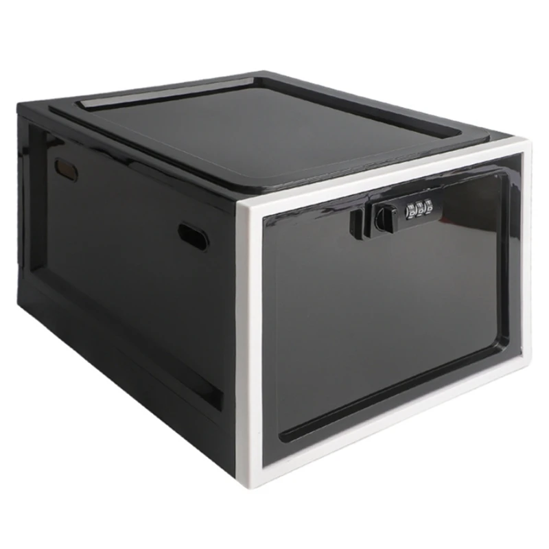 cell-phone-lock-box-lockable-storage-box-refrigerator-food-lock-box-tablet-storage-cabinetblack