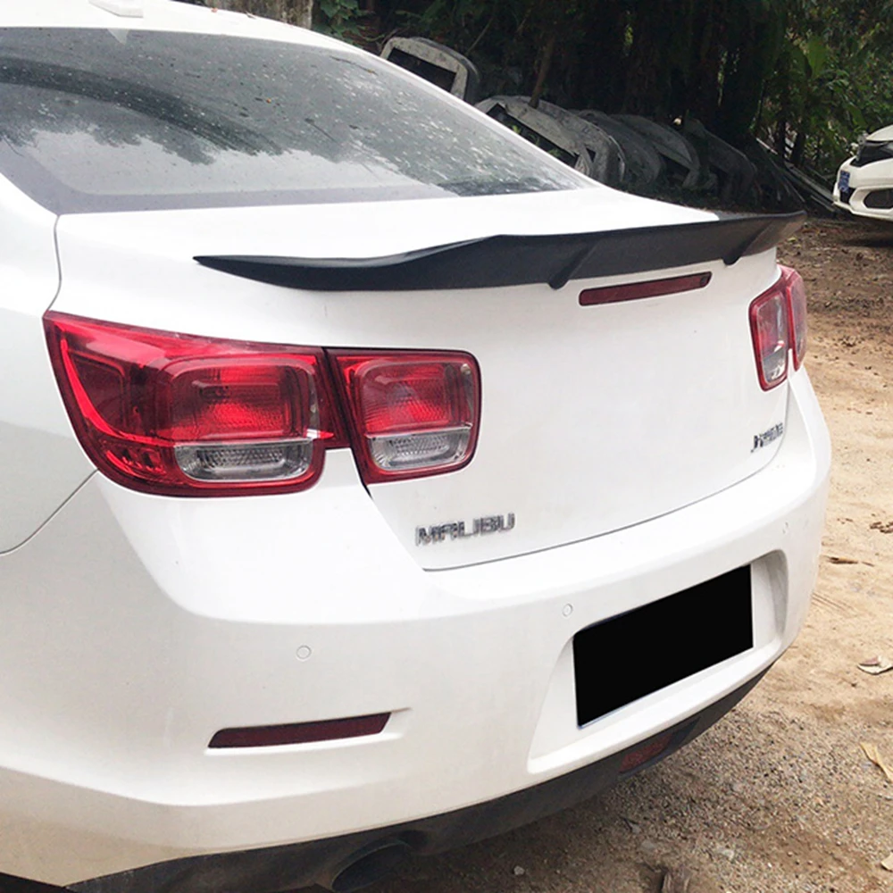 

For Chevrolet Malibu 2012-2018 High quality ABS Plastic Rear Roof Spoiler Wing Trunk Lip Boot Cover Car Styling