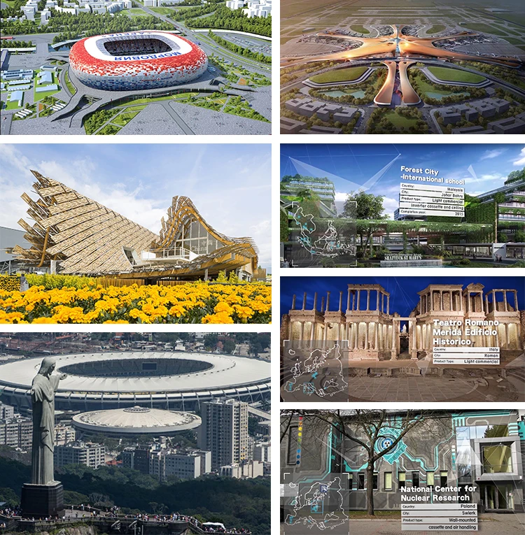 T1 T3 Tropical Condition Factory Hotel Restaurant VRF System Floor Ceiling Wall-mount Floor Standing Inverter Air Conditioner