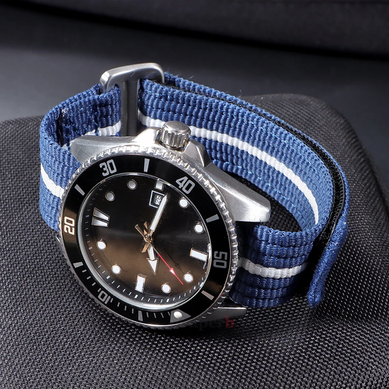 Classic Military Sport Nylon Watch Strap - Premium Canvas Wristband