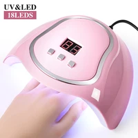 Professional Nail Dryer With 18LEDS Infrared Sensor Manicure Nail UV Lamp for Curing All UV Gel Nail Polish Dryer Salon Tools 1