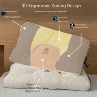 Space pillow 3D ergonomic neck pillow