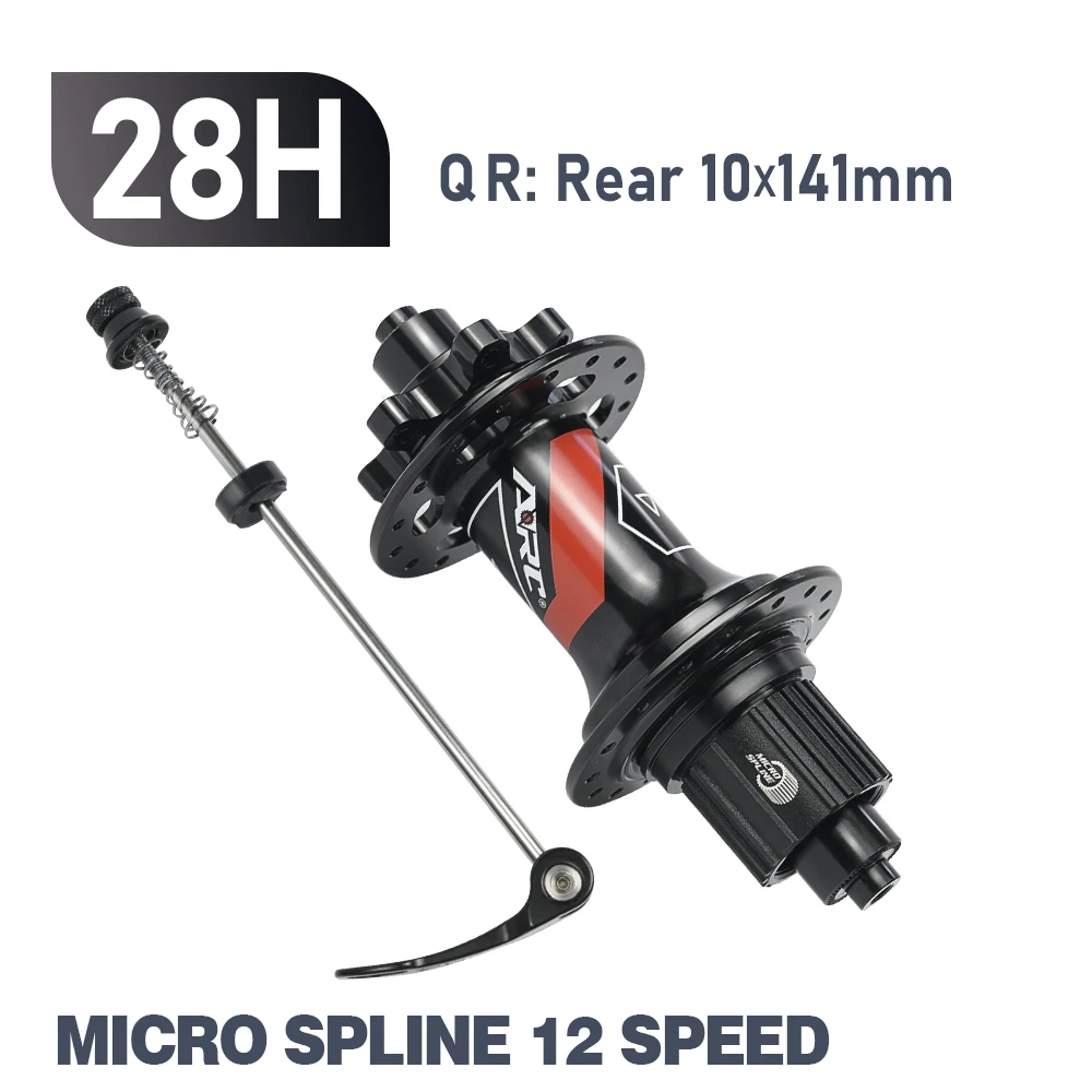 High-Performance Mountain Bike Boost Hub with Sealed Bearings and 6-Pawl Engagement System