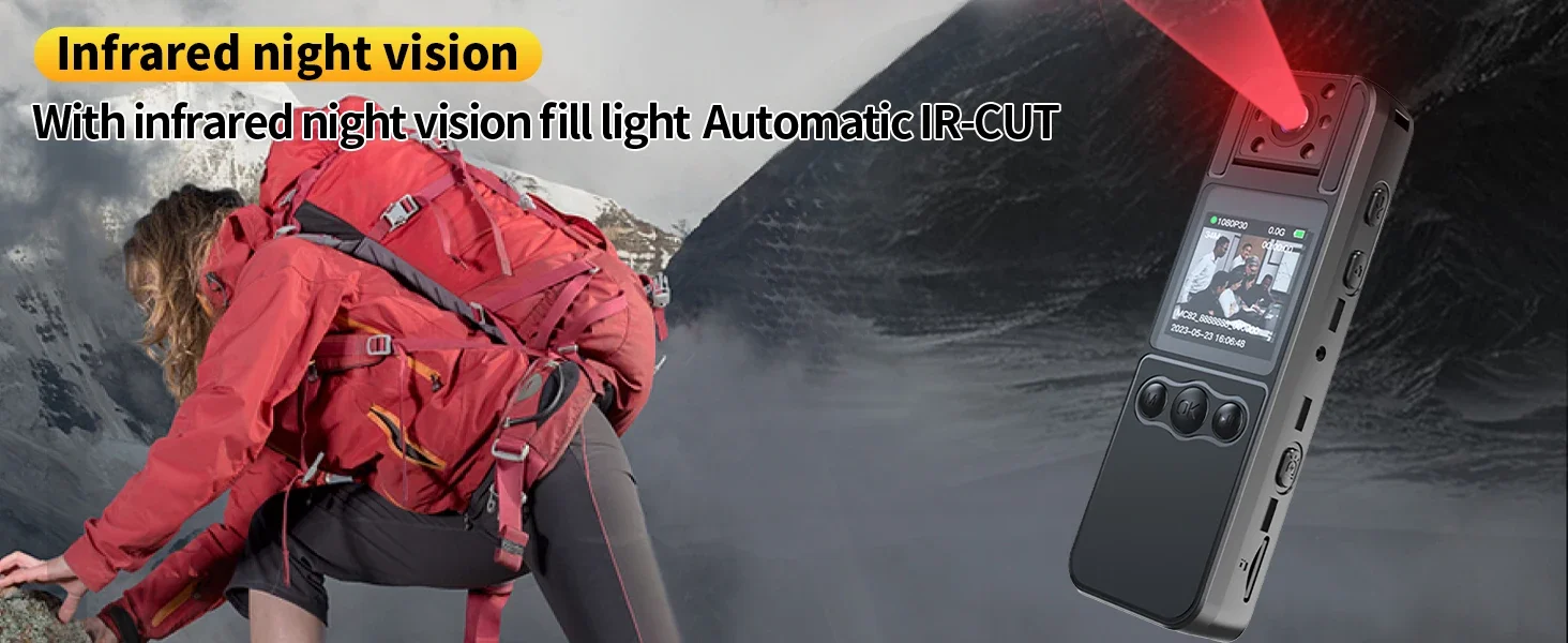 4k Mini Action Camera For Outdoor Sports With Night Vision_voghion.com