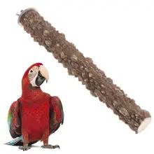 

Hanging Bird Stand Toy Pet Bird Parrot Stand Perch Stick Platform Grinding Paw Cage Chew Pet Product Bird Standing Stick Cage