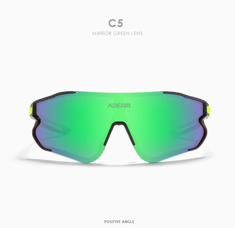 Kdeam neue bunte polarisierte Sonnenbrille Outdoor Radfahren Reit brille tr90 integrierte wind dichte Sport Unisex Sonnenbrille kd0801 – Detail 16