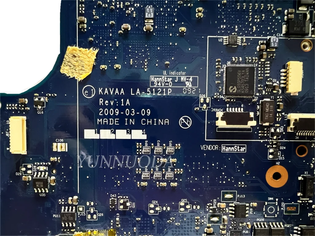 Original para Toshiba Mini Nb205 Nb200 Computador Portátil Placa-mãe Kavaa La5121p K000078610 com N280cpu 100 Testado - Imagem 3