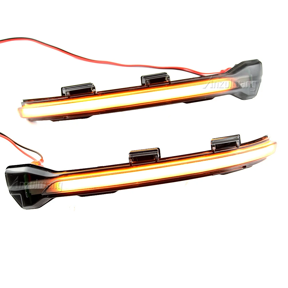 Dynamic LED Turn Signal Crystal for VW Golf MK7.5 GTI 7 7.5 R Rline GTD MKVII Mirror Light arrow