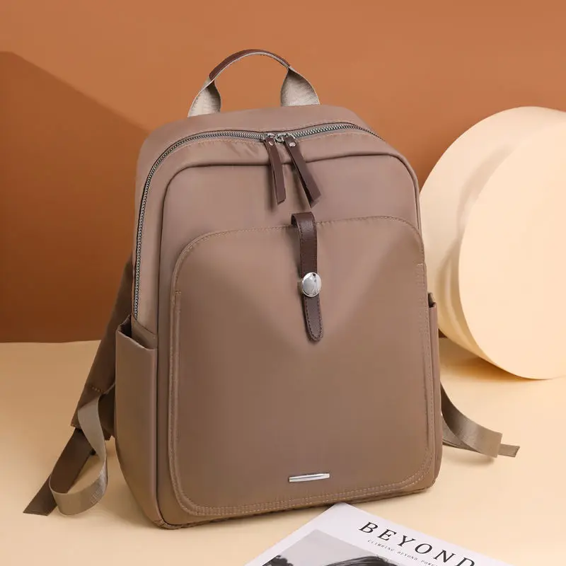 Shoulder Backpack for Women Korean Fashion Simple Large-capacity Shockproof Business Laptop Bag College Students Schoolbag