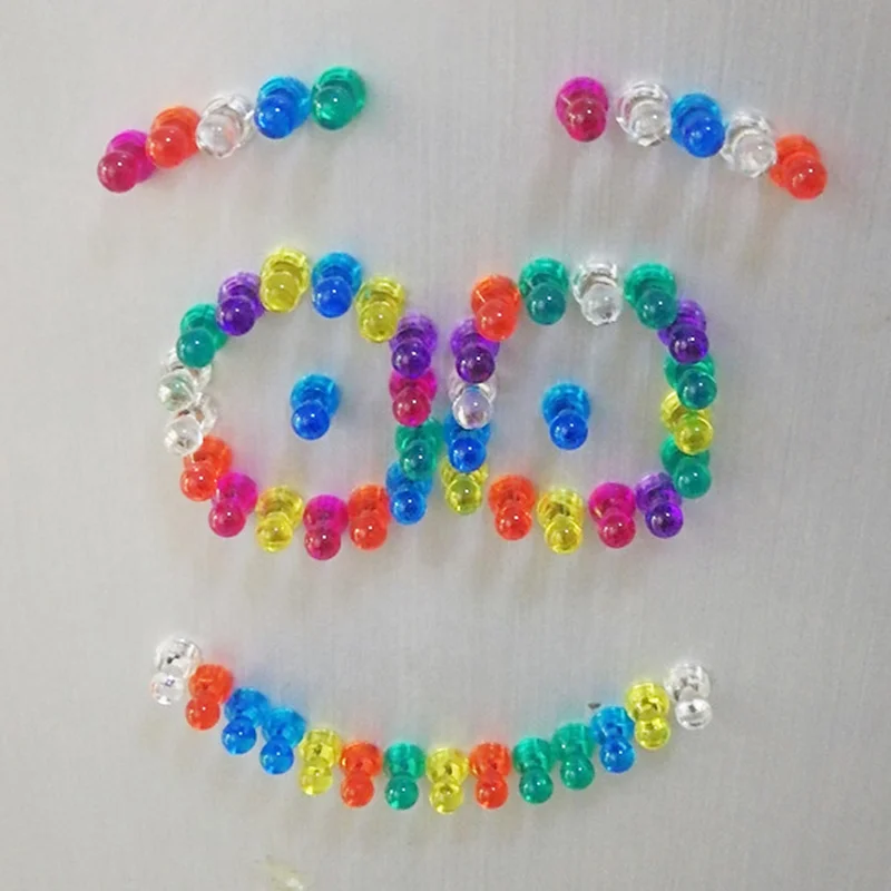 1pack = 10pcs 컬러 강한 자석 게시판 압정 메시지 냉장고 스티커 화이트 보드 자석 NdFeB 자기 무작위 색상