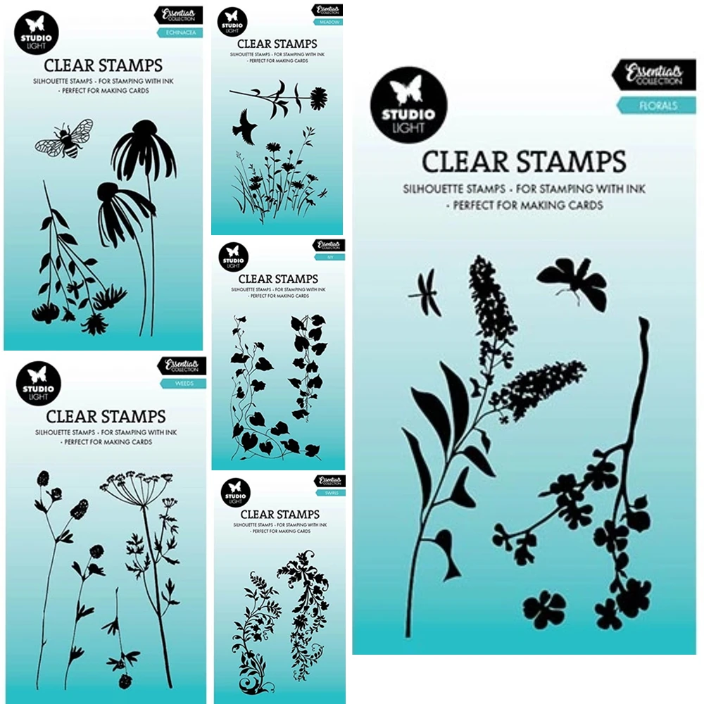 Swirls Essentials clear silicone stamps For DIY scrapbooking craft supplies photo album card making