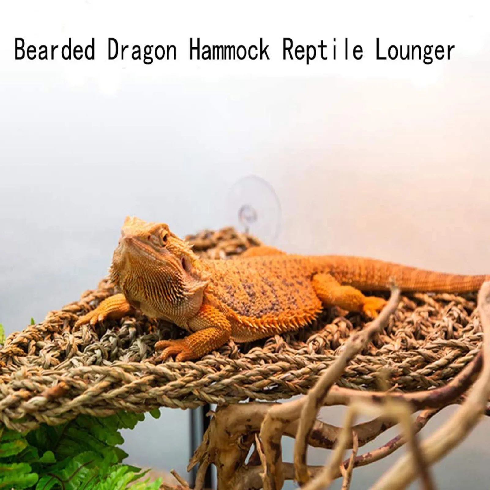 

Lizard Hammock Animal Crawling Mat Triangle Grass Reptile Animals Hammock For Bearded Dragon Dogs Cats