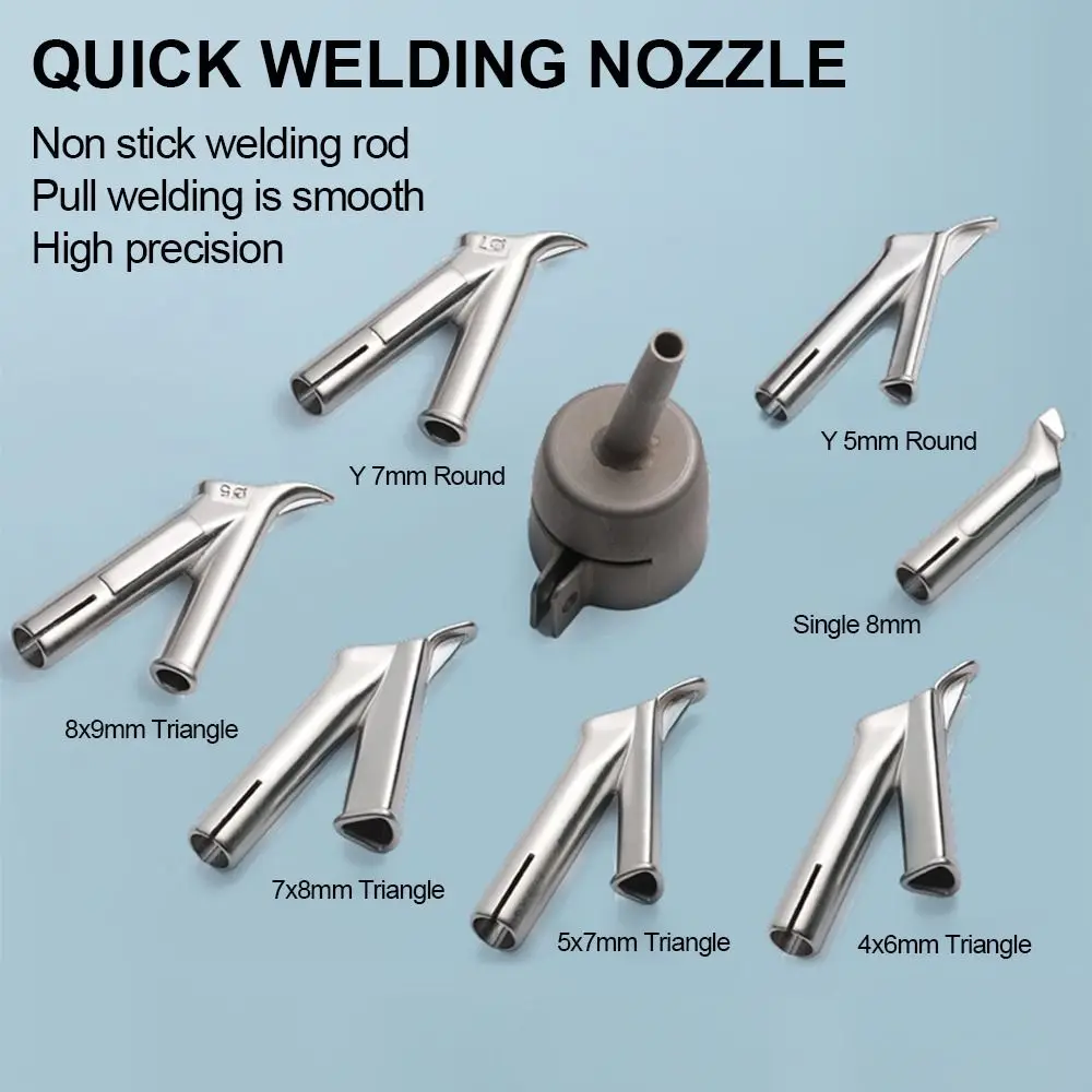 New 5mm Welding Nozzles 8mm Round Triangle Speed Nozzle Y Type Triangle Power tool accessories Hot Air Blower