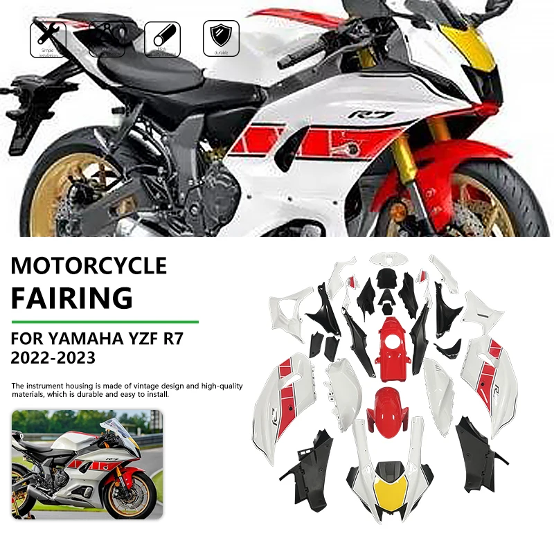 

Обтекатель для мотоцикла YAMAHA YZFR7 2022 2023 высококачественный ABS инъекция YZF-R7 YZF R7 22 23 комплект защитных обтекателей